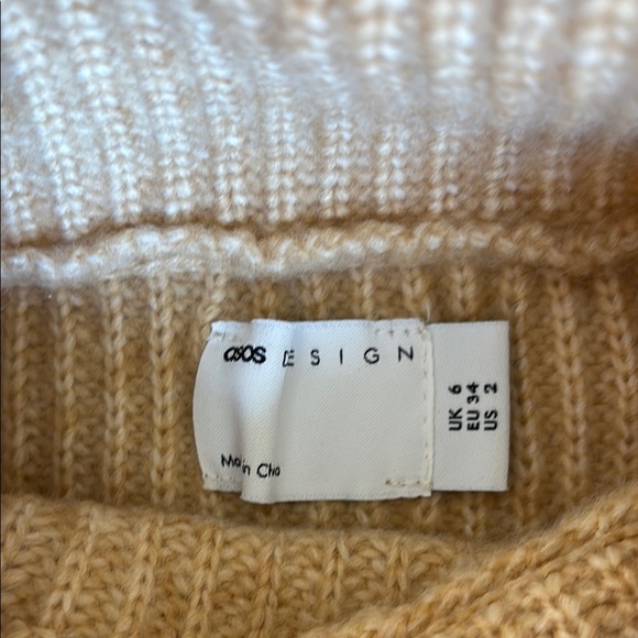 ASOS DESIGN knitted midi skirt and turtle neck sweater set - Picture 4 of 11